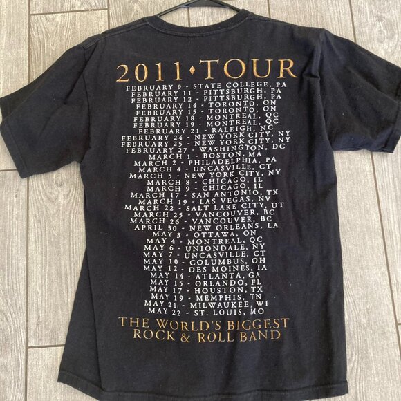 Bon Jovi 2011 Tour Shirt Size Medium - Picture 2 of 3
